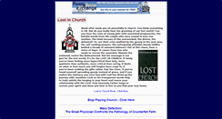 Desktop Screenshot of lostinchurch.com